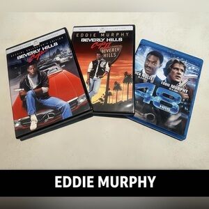 Eddie Murphy Nick Nolte DVD Collection Beverly Hills Cop Cops ll 48 Hrs Blu Ray